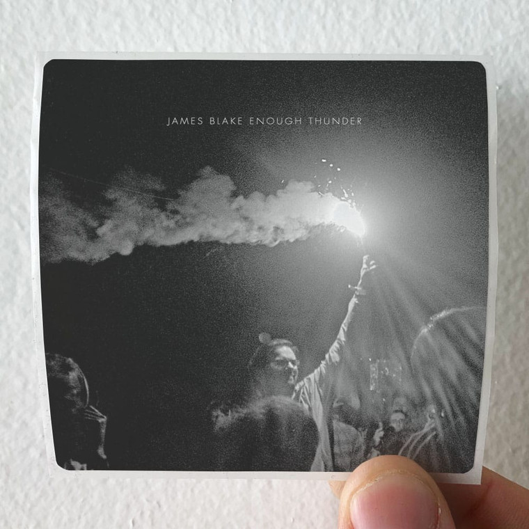 James Blake Enough Thunder Album Cover Sticker James Blake Enough Thunder Album Cover Sticker
