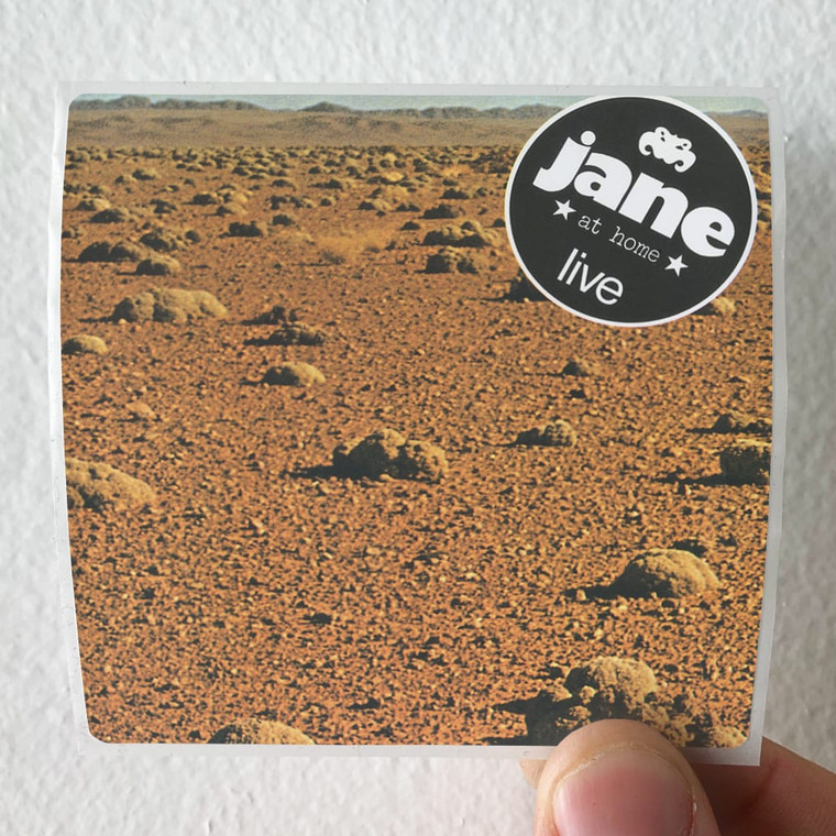 Jane Jane At Home Live Album Cover Sticker