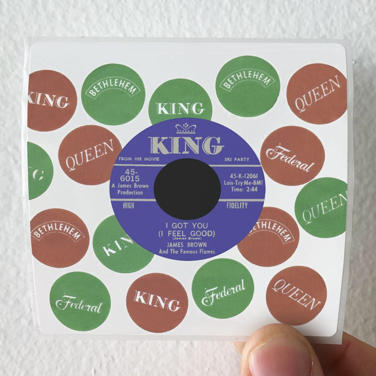 James Brown I Got You I Feel Good 1 Album Cover Sticker