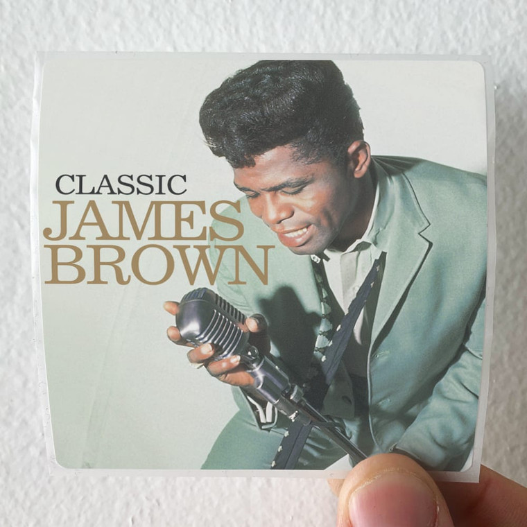 James Brown Classic James Brown Album Cover Sticker