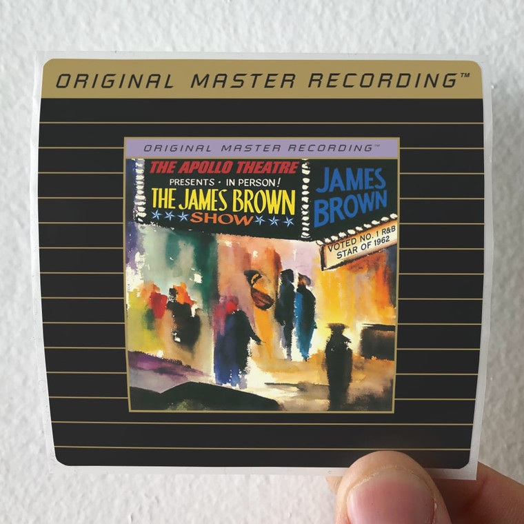 James Brown Live At The Apollo 1962 1 Album Cover Sticker