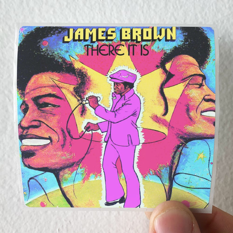 James Brown There It Is Album Cover Sticker