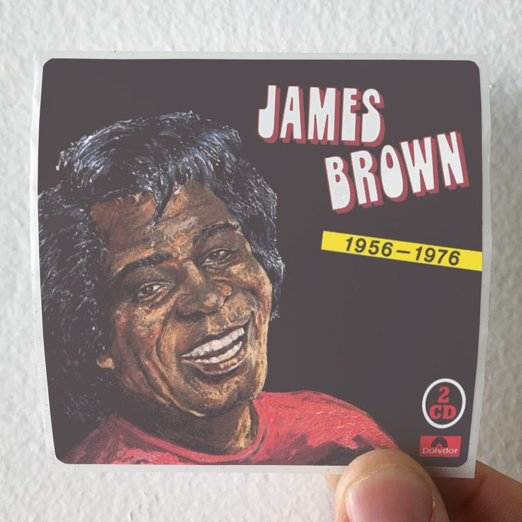 James Brown James Brown 1956 1976 Album Cover Sticker