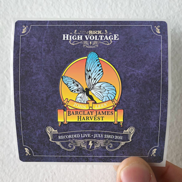 John Lees Barclay James Harvest High Voltage Album Cover Sticker