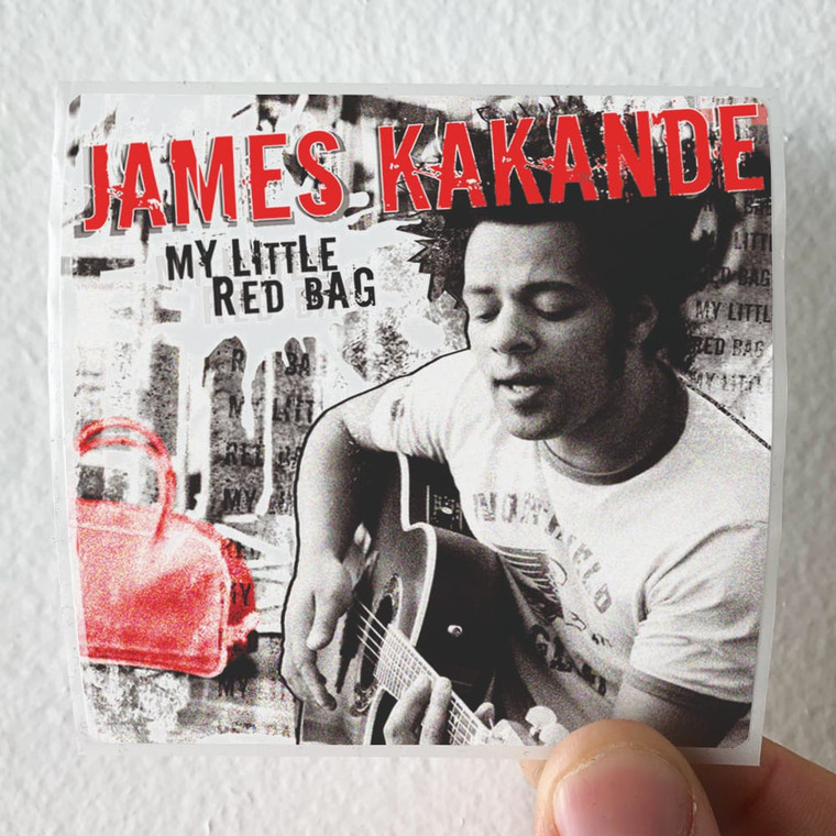 James Kakande My Little Red Bag Album Cover Sticker