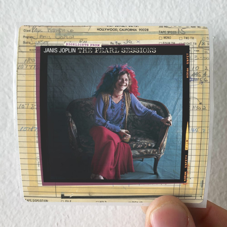 Janis Joplin The Pearl Sessions 1 Album Cover Sticker
