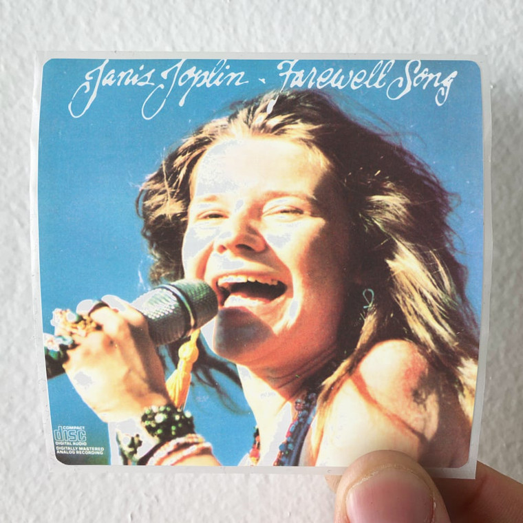 Janis Joplin Farewell Song 1 Album Cover Sticker