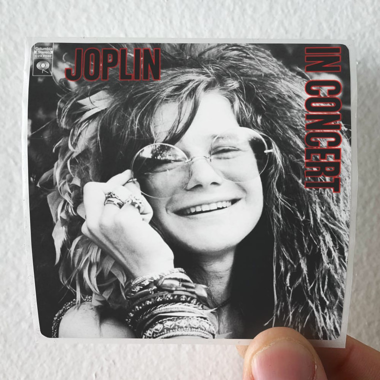 Janis Joplin In Concert Album Cover Sticker
