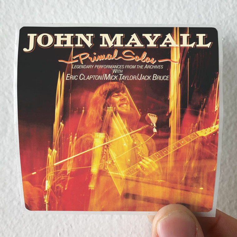 John Mayall Primal Solos Album Cover Sticker