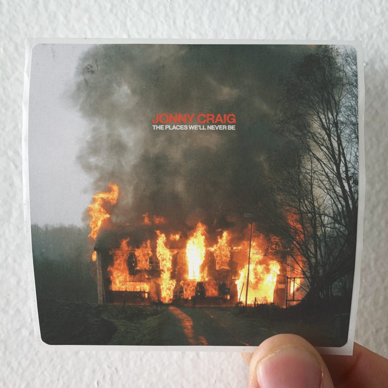 Jonny Craig The Places Well Never Be Album Cover Sticker