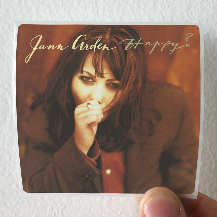 Jann Arden Happy Album Cover Sticker