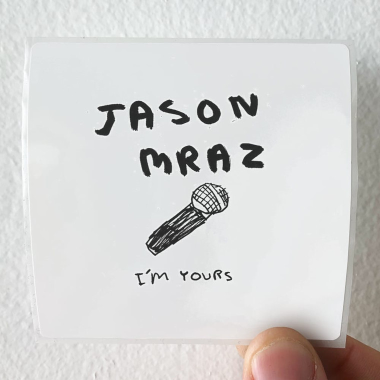 Jason Mraz Im Yours Album Cover Sticker