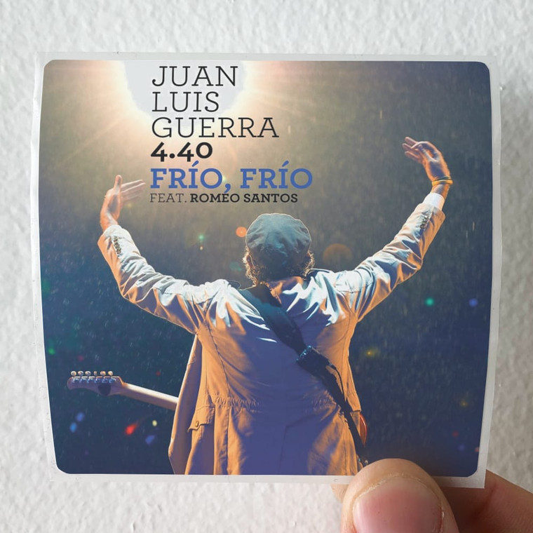 Juan Luis Guerra Fro Fro Album Cover Sticker
