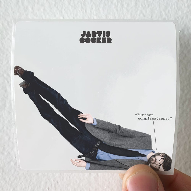 Jarvis Cocker Further Complications Album Cover Sticker