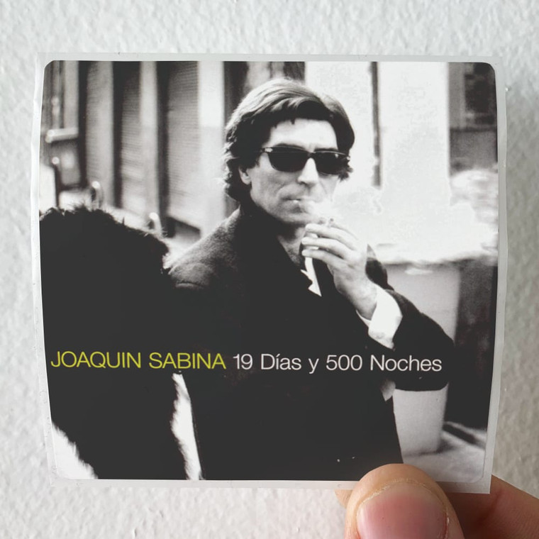 Joaquin Sabina 19 Das Y 500 Noches 1 Album Cover Sticker