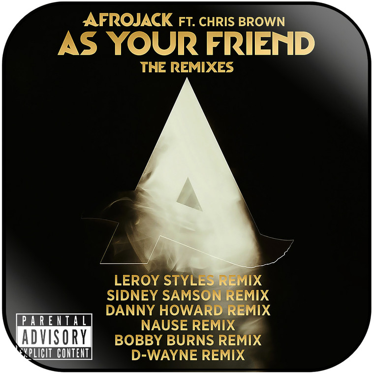 Afrojack As Your Friend-3 Album Cover Sticker Album Cover Sticker
