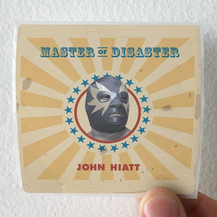 John Hiatt Master Of Disaster Album Cover Sticker