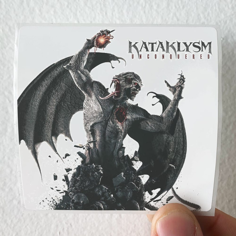 Kataklysm Unconquered 1 Album Cover Sticker