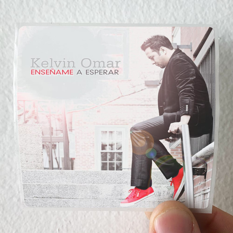 Kelvin Omar Enseame A Esperar Album Cover Sticker