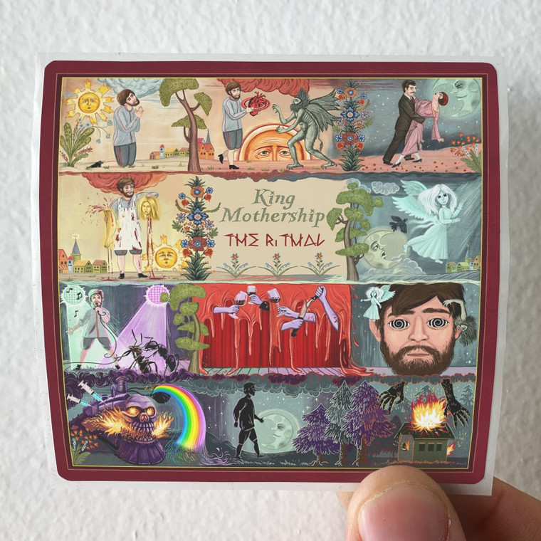 King Mothership The Ritual Album Cover Sticker