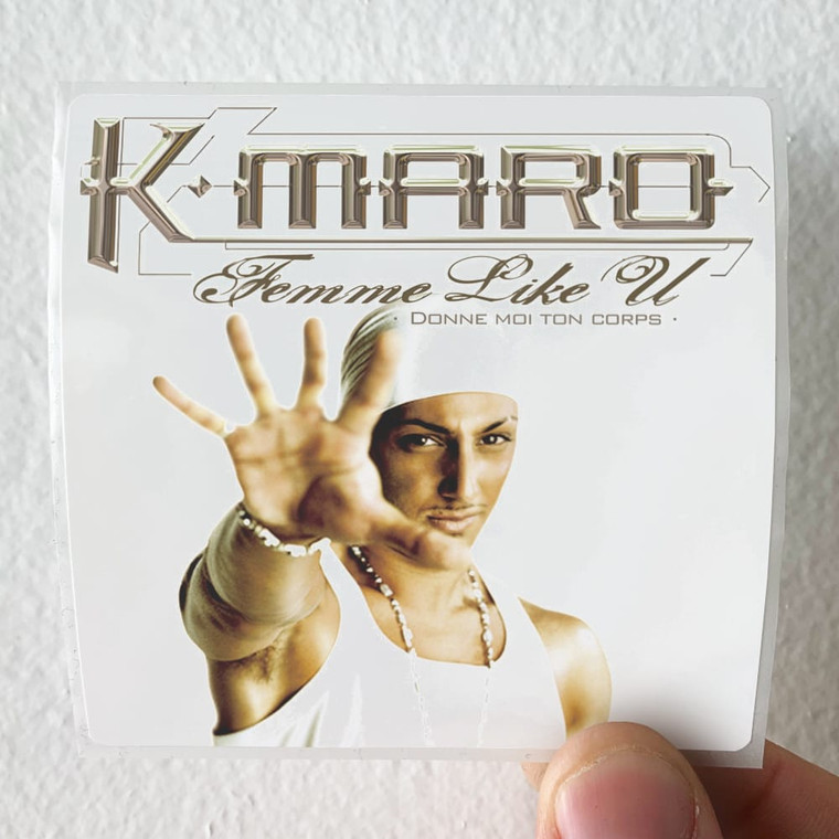 K-Maro Femme Like U Album Cover Sticker