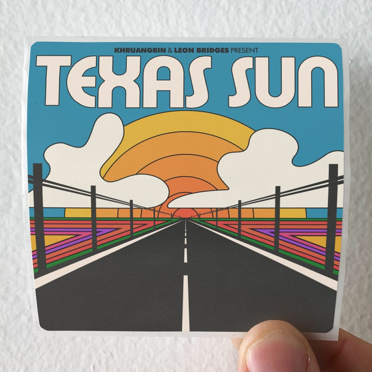 Khruangbin Texas Sun Album Cover Sticker