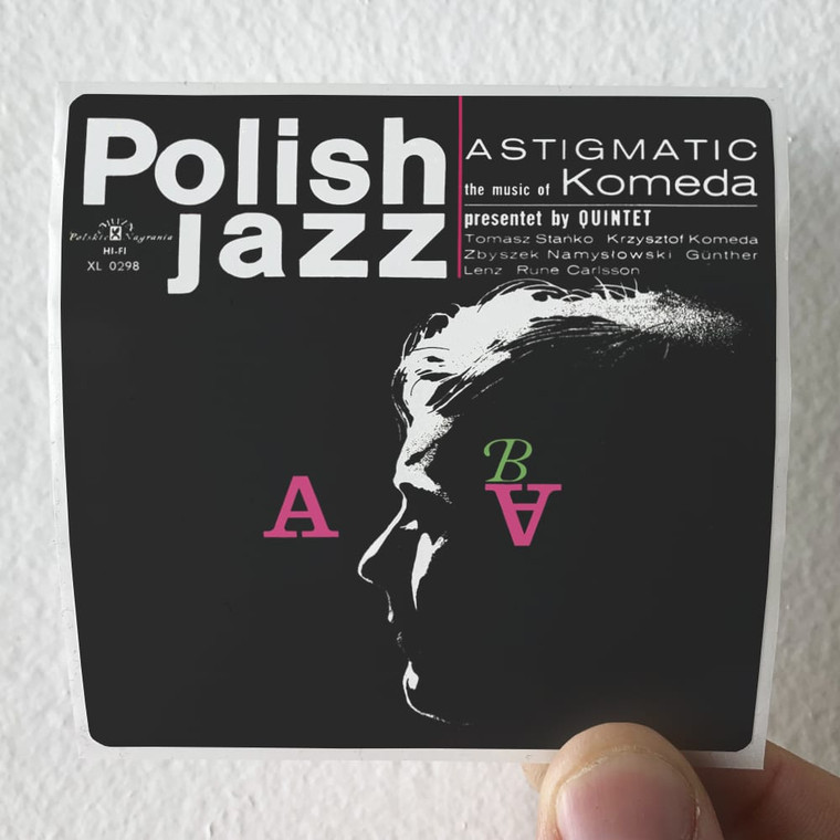 Krzysztof Komeda Quintet Astigmatic Album Cover Sticker
