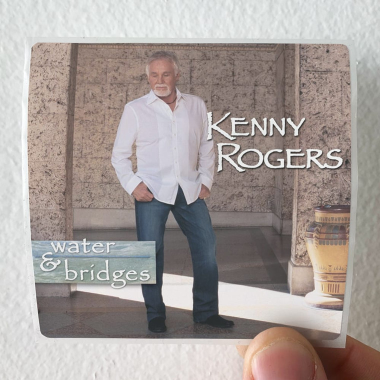 Kenny Rogers Water Bridges Album Cover Sticker