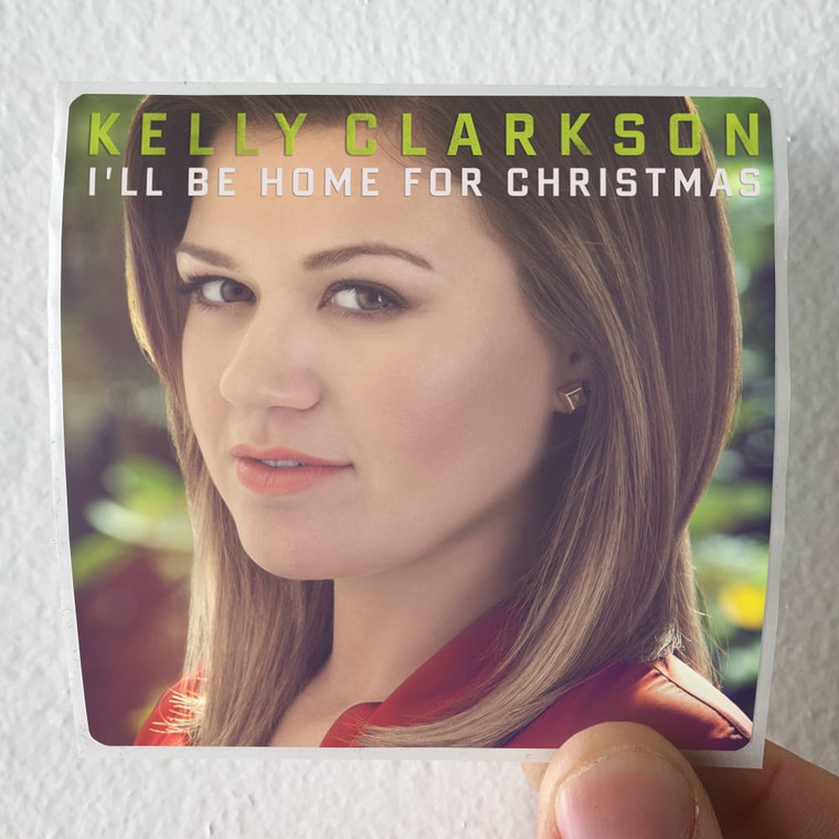 Kelly Clarkson Ill Be Home For Christmas Album Cover Sticker