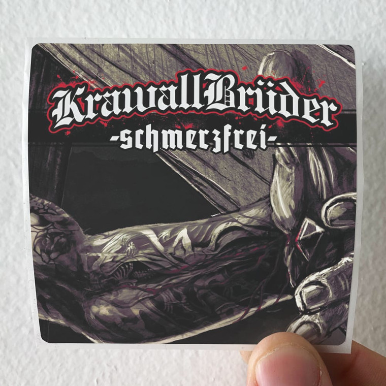Krawallbruder Schmerzfrei Album Cover Sticker