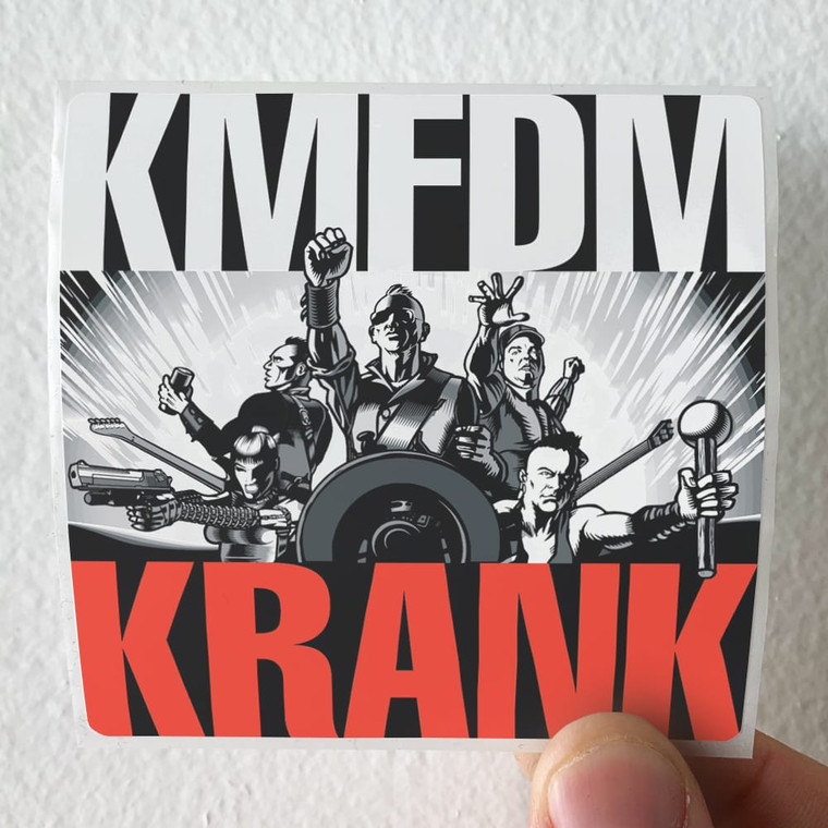 KMFDM Krank Album Cover Sticker