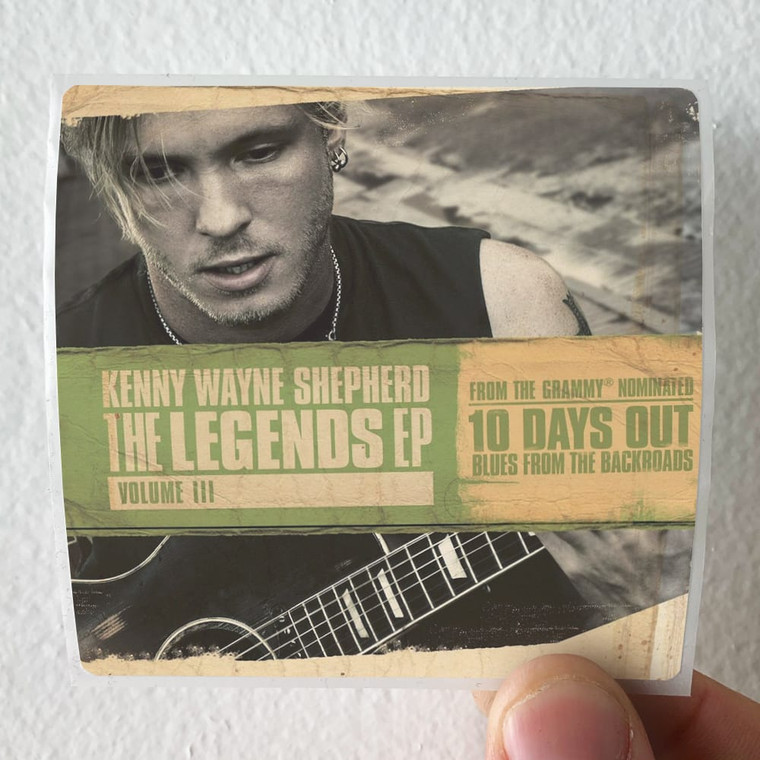 Kenny Wayne Shepherd The Legends Ep Volume Iii Album Cover Sticker