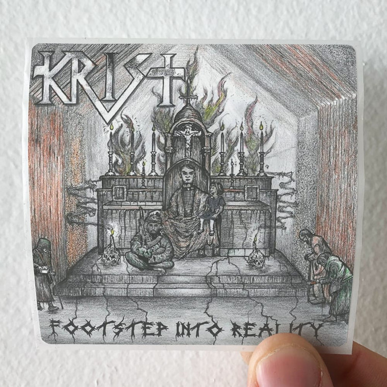 Krist Footstep Into Reality Album Cover Sticker