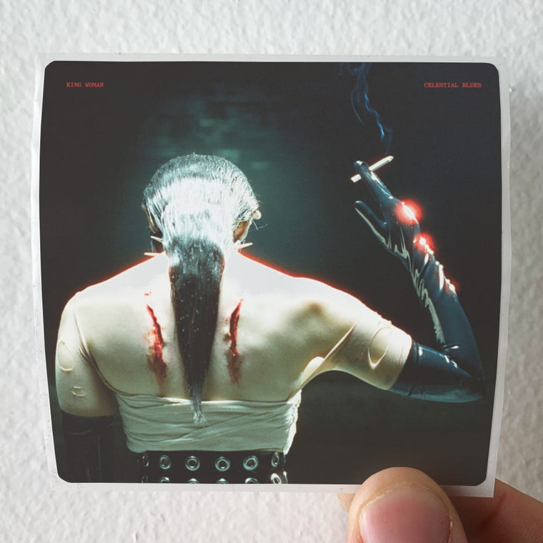 King Woman Celestial Blues Album Cover Sticker