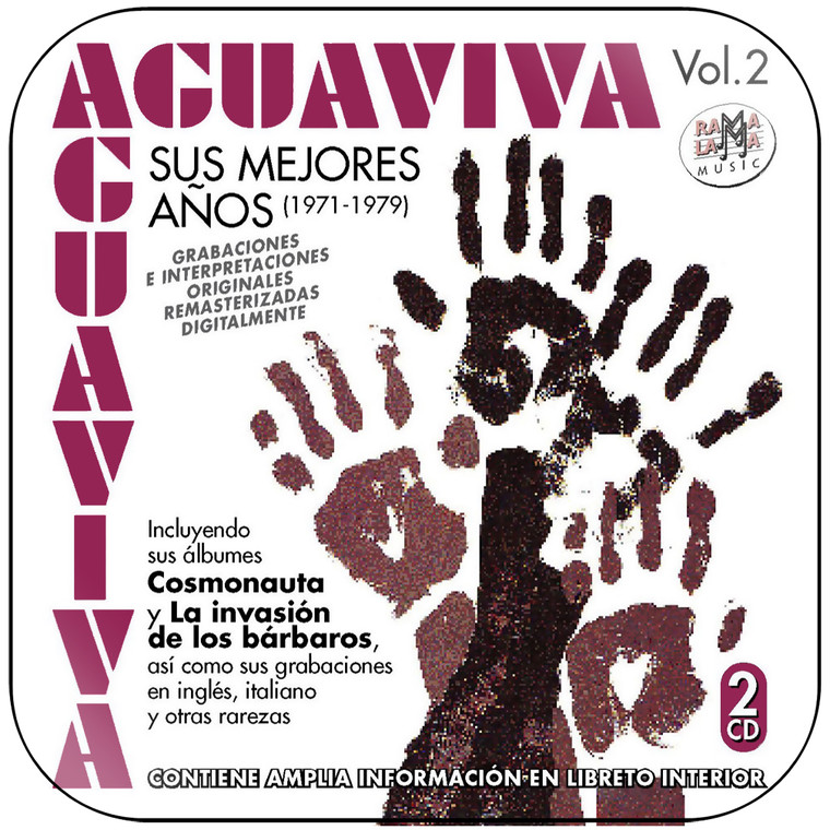 Aguaviva Sus Mejores Aos  Vol 2 Album Cover Sticker Album Cover Sticker