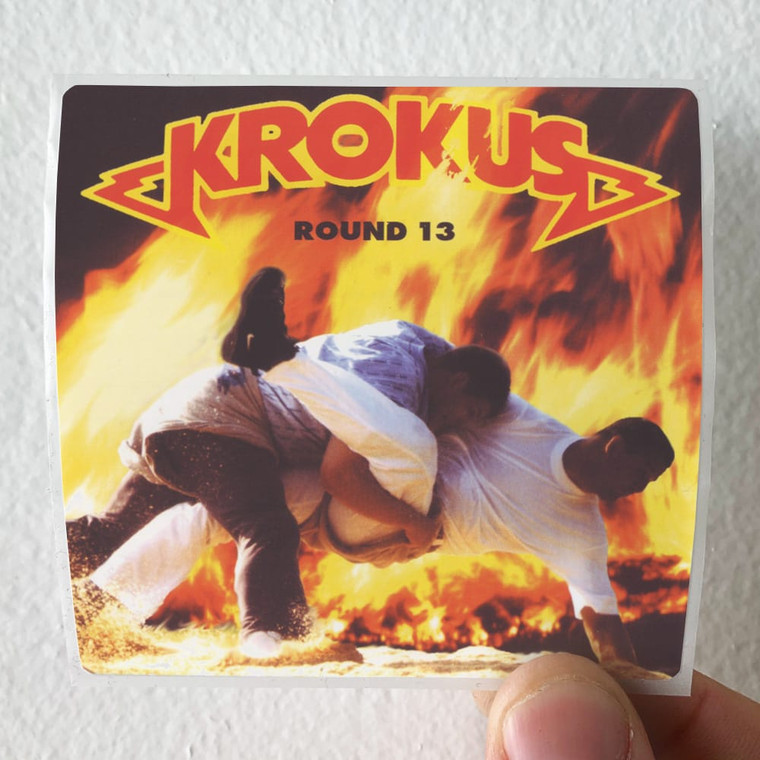 Krokus Round 13 Album Cover Sticker