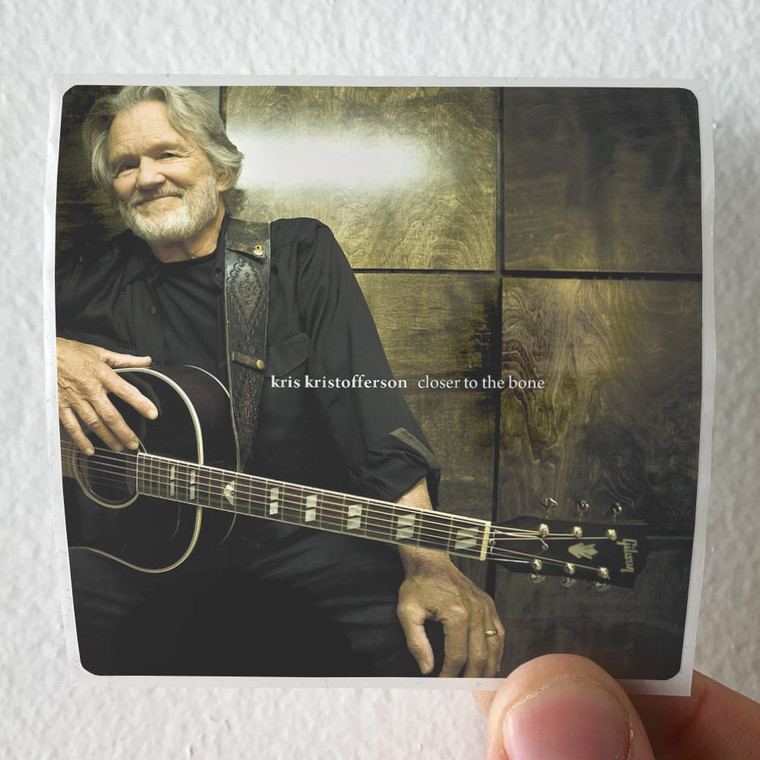 Kris Kristofferson Closer To The Bone Album Cover Sticker
