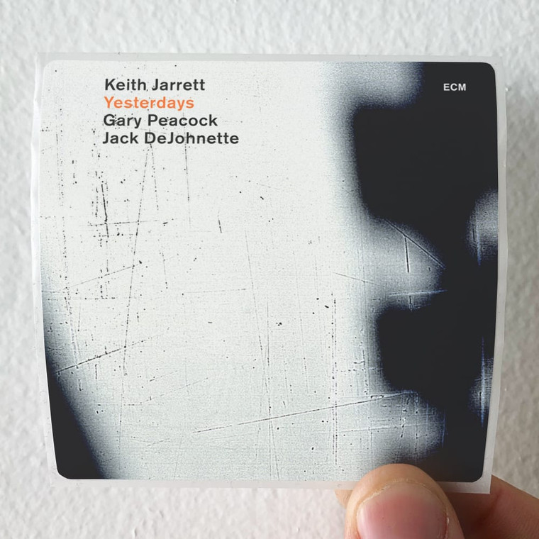 Keith Jarrett Trio Yesterdays Album Cover Sticker