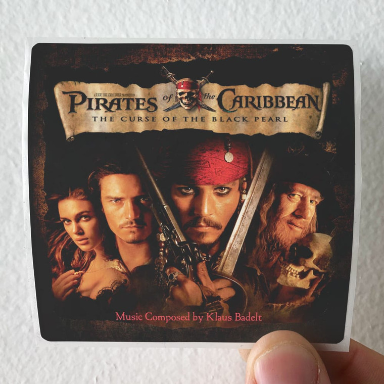 Klaus Badelt Pirates Of The Caribbean The Curse Of The Black Pearl Album Cover Sticker