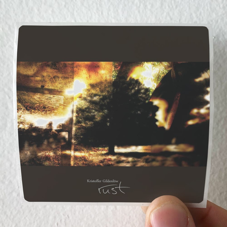 Kristoffer Gildenlow Rust Album Cover Sticker