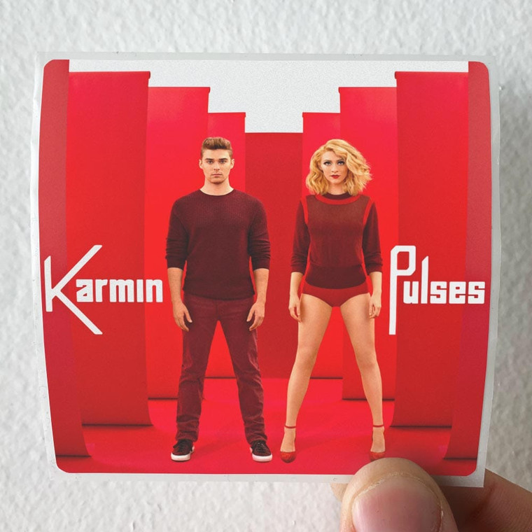 Karmin Pulses Album Cover Sticker