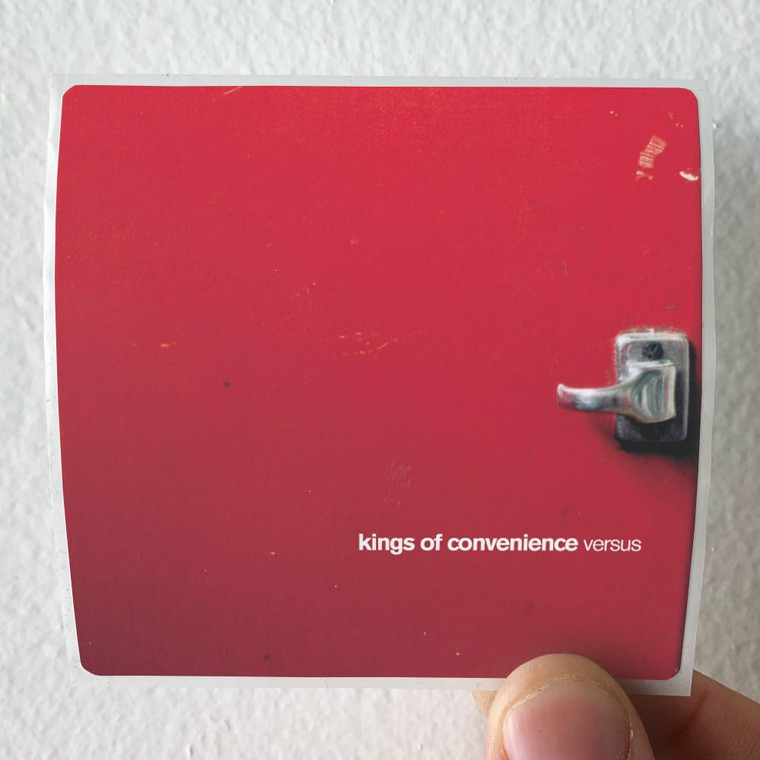 Kings of Convenience Versus Album Cover Sticker