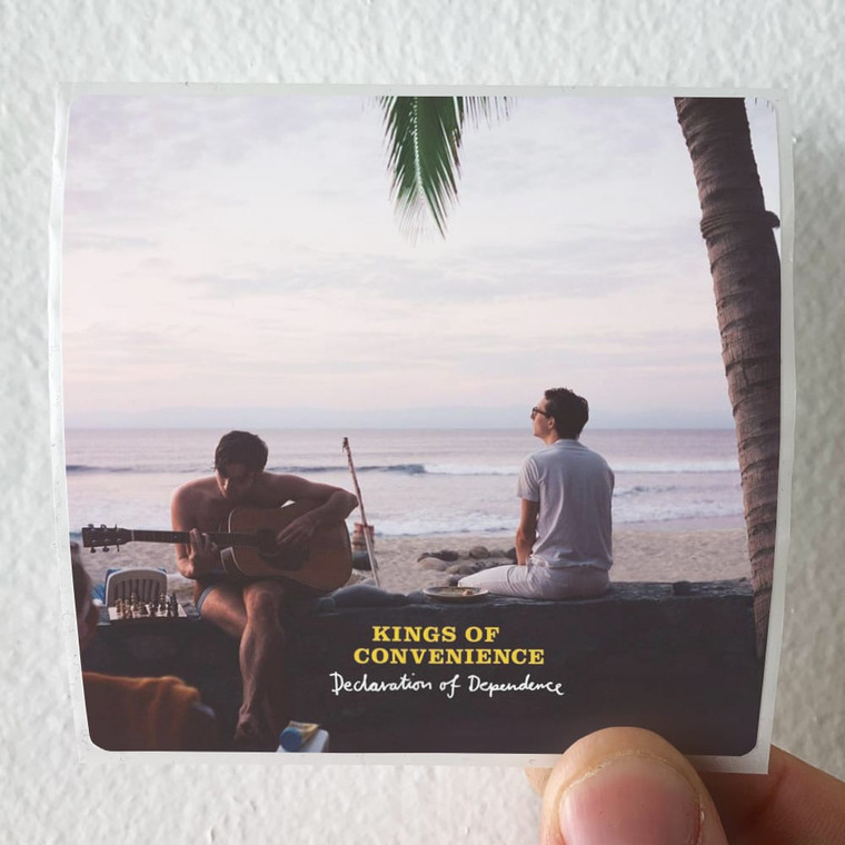 Kings of Convenience Declaration Of Dependence Album Cover Sticker