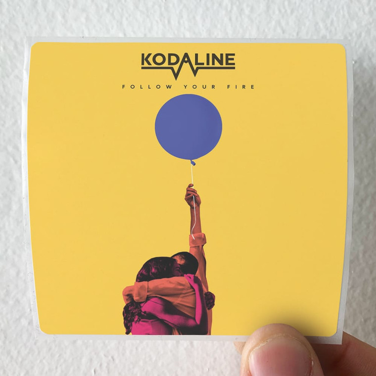 Kodaline Follow Your Fire Album Cover Sticker