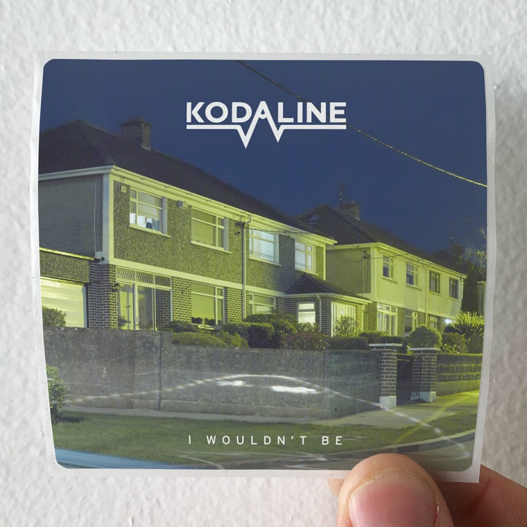 Kodaline I Wouldnt Be Album Cover Sticker