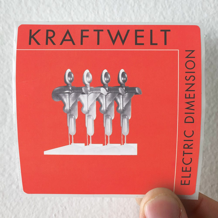 Kraftwelt Electric Dimension Album Cover Sticker