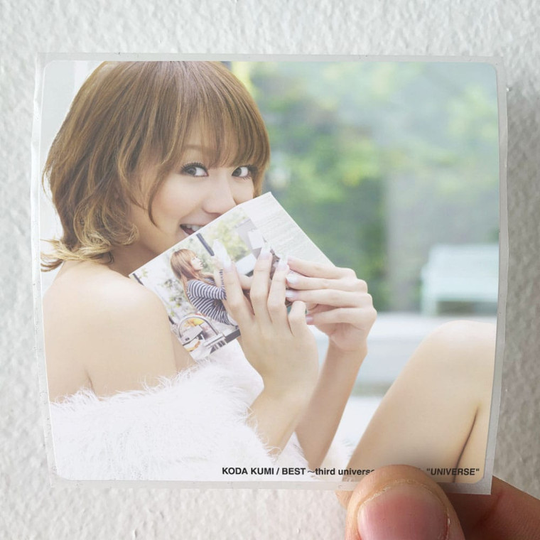 Kumi Koda Best Third Universe Album Cover Sticker Kumi Koda Best Third Universe Album Cover Sticker