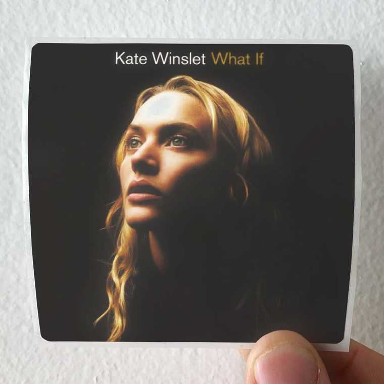 Kate Winslet What If Album Cover Sticker