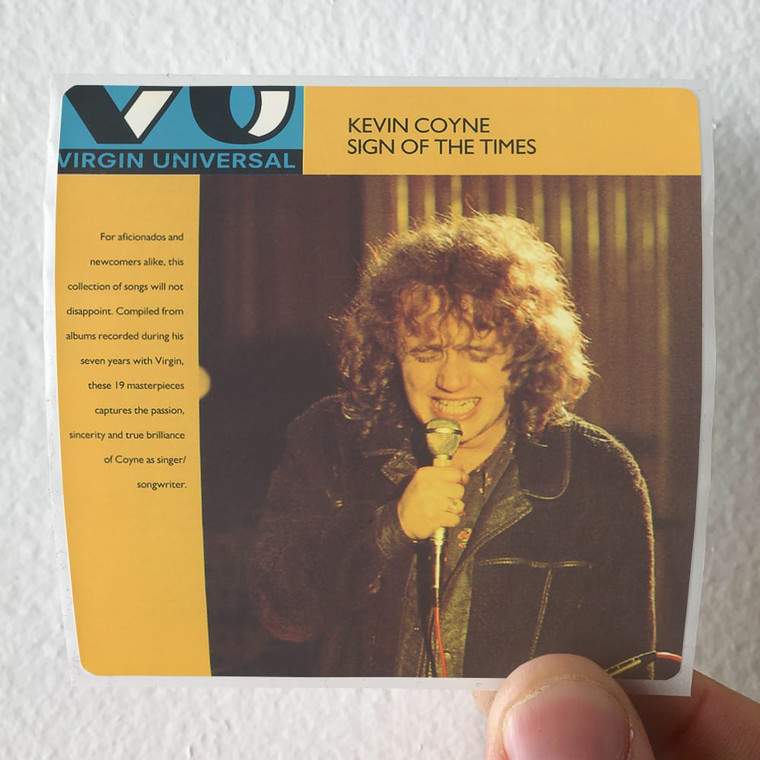 Kevin Coyne Sign Of The Times Album Cover Sticker