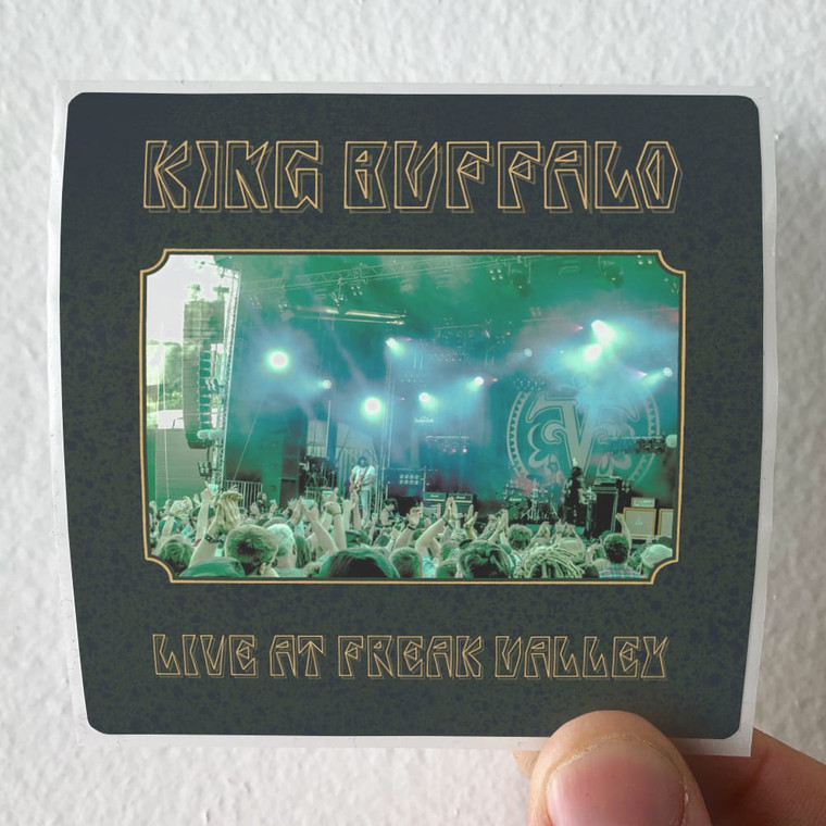 King Buffalo Live At Freak Valley Album Cover Sticker